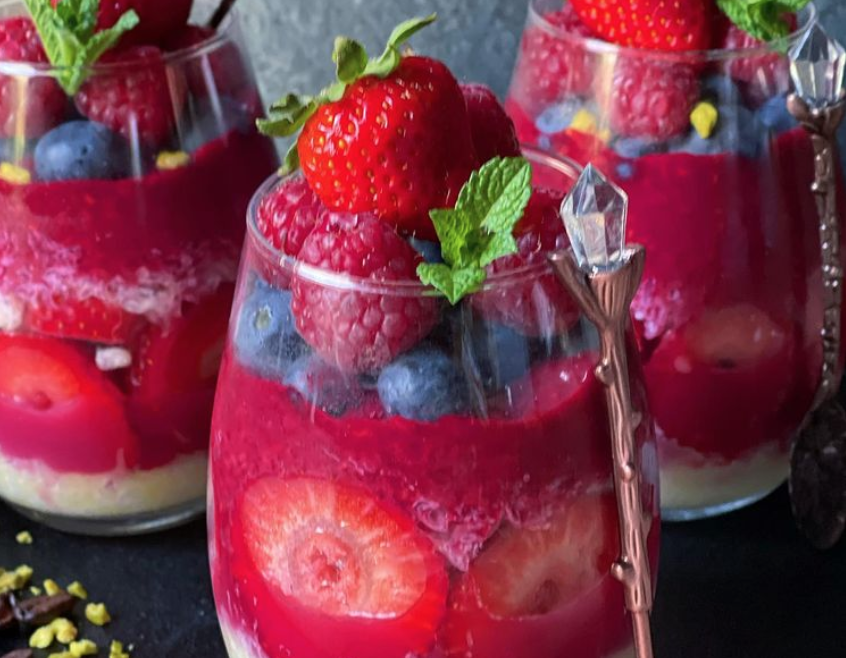 Mascarpone z truskawkami